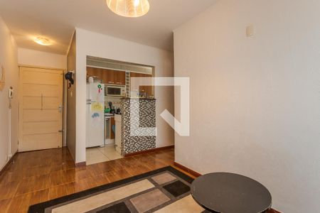 Sala de apartamento à venda com 1 quarto, 22m² em São Sebastião, Porto Alegre