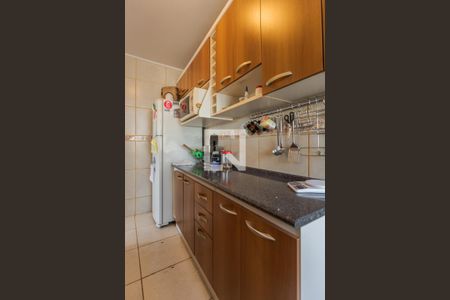 Cozinha e Área de Serviço de apartamento à venda com 1 quarto, 22m² em São Sebastião, Porto Alegre