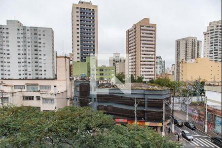 Vista da sala/quarto de apartamento à venda com 1 quarto, 43m² em Vila Mariana, São Paulo