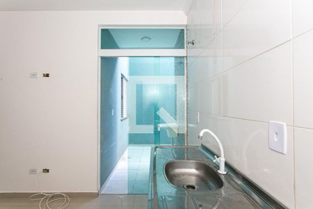 Cozinha de apartamento para alugar com 1 quarto, 30m² em Vila Marieta, São Paulo
