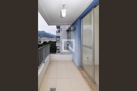 Varanda da Sala de apartamento à venda com 2 quartos, 69m² em Praca da Bandeira, Rio de Janeiro