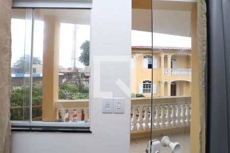 Vista da Sala de kitnet/studio para alugar com 1 quarto, 46m² em Itapuã, Salvador