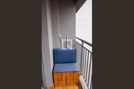 Studio à venda com 22m², 1 quarto e sem vagaVaranda