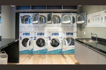 Studio à venda com 22m², 1 quarto e sem vagaLavanderia