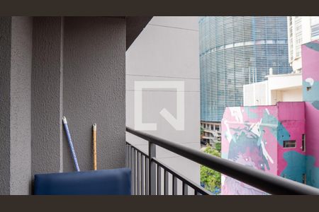 Studio à venda com 22m², 1 quarto e sem vagaVaranda