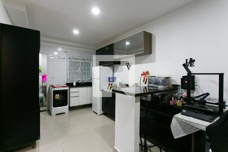 Sala/Cozinha de apartamento à venda com 1 quarto, 45m² em Chácara Califórnia, São Paulo