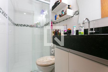 Banheiro de apartamento para alugar com 1 quarto, 45m² em Chácara Califórnia, São Paulo