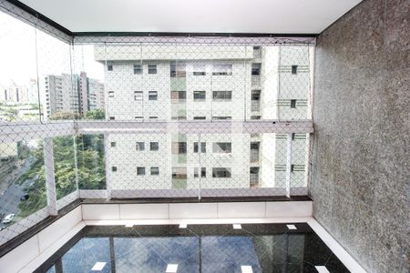 Varanda da Sala de apartamento à venda com 4 quartos, 250m² em Luxemburgo, Belo Horizonte