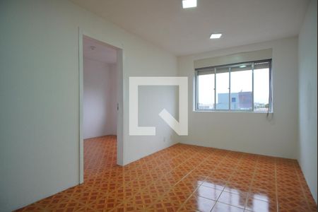 Sala  de apartamento à venda com 1 quarto, 32m² em São Sebastião, Porto Alegre