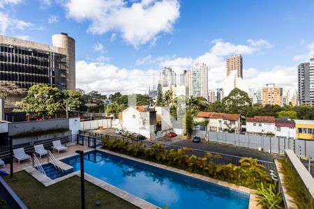 Varanda - Vista de apartamento à venda com 1 quarto, 59m² em Pinheiros, São Paulo