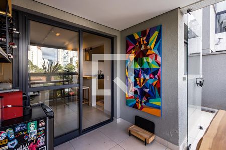Varanda de apartamento à venda com 1 quarto, 59m² em Pinheiros, São Paulo
