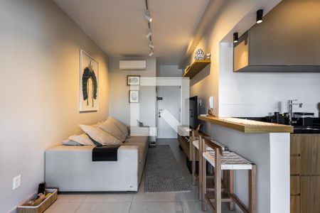 Sala de apartamento à venda com 1 quarto, 59m² em Pinheiros, São Paulo