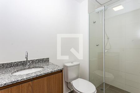 Banheiro de kitnet/studio à venda com 1 quarto, 27m² em Vila Mariana, São Paulo