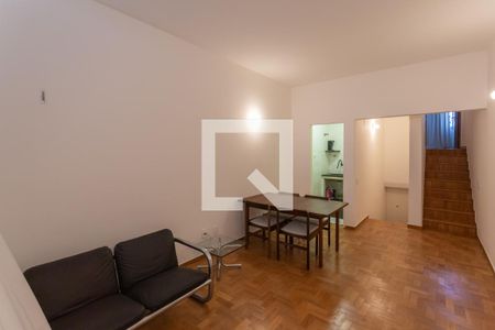 Sala de apartamento para alugar com 1 quarto, 57m² em Funcionários, Belo Horizonte