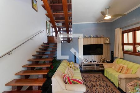 Sala de TV de casa de condomínio à venda com 6 quartos, 298m² em Loteamento Caminhos de San Conrado, Campinas