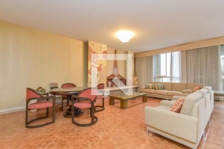 Sala de apartamento para alugar com 3 quartos, 388m² em Higienópolis, São Paulo