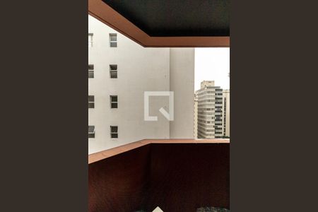 Varanda da Sala de apartamento para alugar com 1 quarto, 73m² em Santa Cecilia, São Paulo