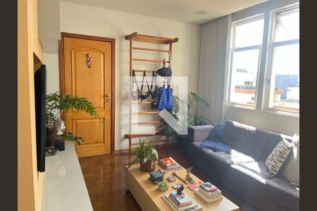 Sala de apartamento à venda com 3 quartos, 85m² em Sion, Belo Horizonte