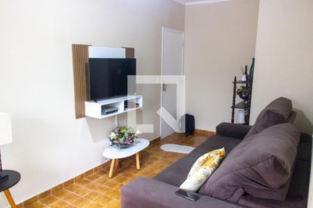 Sala de apartamento para alugar com 2 quartos, 67m² em Vila Assuncao, Praia Grande