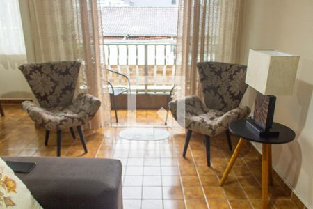 Sala de apartamento para alugar com 2 quartos, 67m² em Vila Assuncao, Praia Grande
