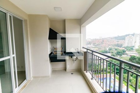 Varanda da Sala de apartamento à venda com 2 quartos, 62m² em Vila Andrade, São Paulo