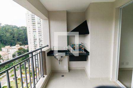 Varanda da Sala de apartamento à venda com 2 quartos, 62m² em Vila Andrade, São Paulo