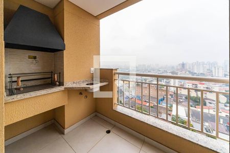 Varanda Gourmet  de apartamento à venda com 2 quartos, 64m² em Campestre, Santo André