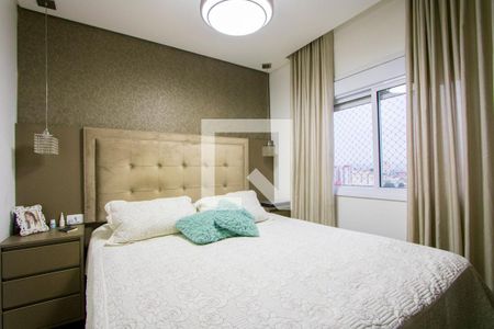 Quarto  1 - Suíte de apartamento para alugar com 3 quartos, 107m² em Vila Homero Thon, Santo André