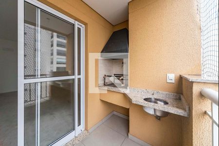 Varanda gourmet de apartamento à venda com 2 quartos, 64m² em Campestre, Santo André