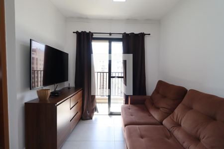 Sala de apartamento para alugar com 2 quartos, 52m² em Jardim Sumare, Ribeirão Preto