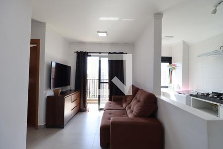 Sala de apartamento para alugar com 2 quartos, 52m² em Jardim Sumare, Ribeirão Preto