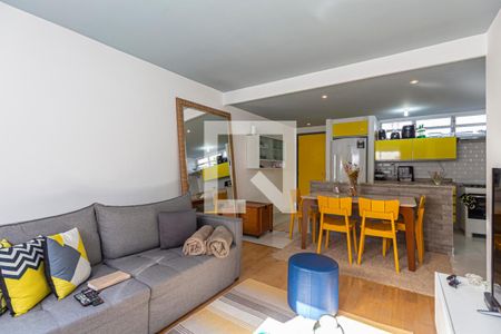 Sala de apartamento para alugar com 1 quarto, 50m² em Vila Santa Teresa, Santo André