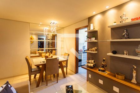 Sala de apartamento à venda com 3 quartos, 68m² em União, Belo Horizonte