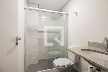 Studio para alugar com 25m², 1 quarto e sem vaga Studio para alugar com 25m², 1 quarto e sem vagaBanheiro