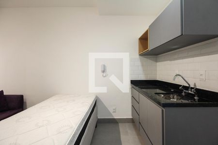 Studio - Quarto e Cozinha  de kitnet/studio para alugar com 1 quarto, 25m² em Vila Matilde, São Paulo