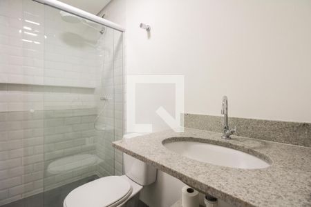 Studio para alugar com 25m², 1 quarto e sem vaga Studio para alugar com 25m², 1 quarto e sem vagaBanheiro