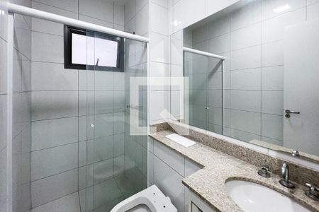 Banheiro de kitnet/studio à venda com 1 quarto, 25m² em Indianópolis, São Paulo