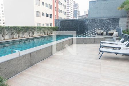 Studio à venda com 42m², 1 quarto e sem vaga Studio à venda com 42m², 1 quarto e sem vagaÁrea comum - Piscina