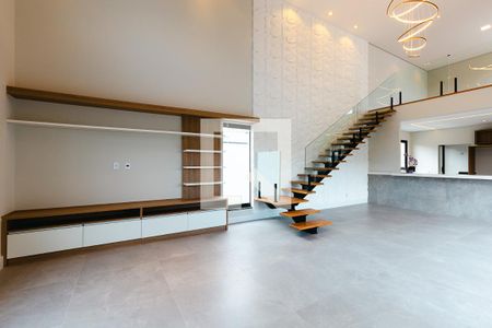 Sala de casa de condomínio à venda com 3 quartos, 289m² em Jardim Samambaia, Jundiaí