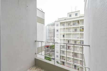 Varanda da Sala de apartamento para alugar com 2 quartos, 80m² em Vila Buarque, São Paulo