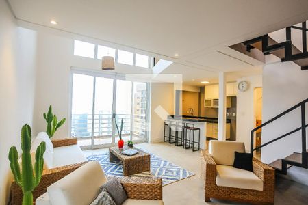 Sala de apartamento à venda com 1 quarto, 87m² em Vila Suzana, São Paulo