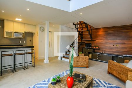 Sala de apartamento à venda com 1 quarto, 87m² em Vila Suzana, São Paulo