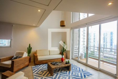 Sala de apartamento à venda com 1 quarto, 87m² em Vila Suzana, São Paulo