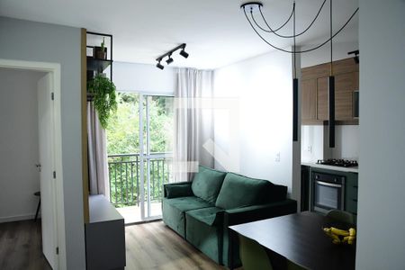 Sala de apartamento para alugar com 2 quartos, 47m² em Vila Monte Serrat, Cotia