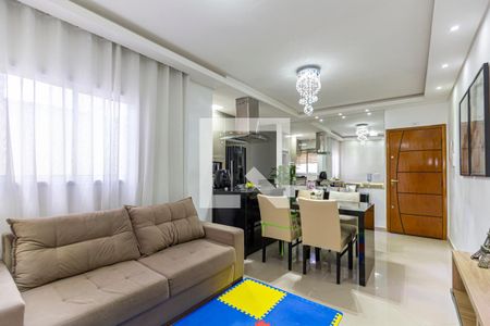 Sala de apartamento à venda com 3 quartos, 140m² em Paraíso, Santo André