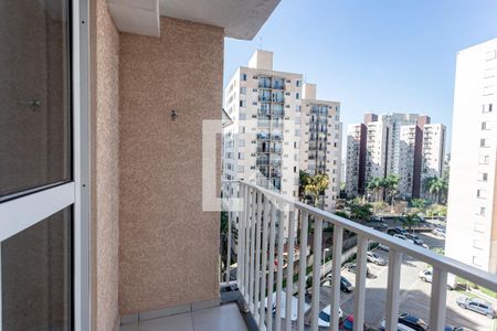 Varanda da Sala de apartamento para alugar com 2 quartos, 47m² em Taboão, São Bernardo do Campo