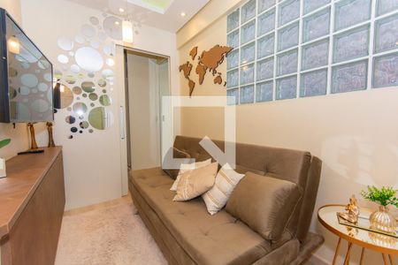 Sala de apartamento para alugar com 1 quarto, 37m² em Centro, Curitiba