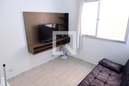 Sala de apartamento para alugar com 1 quarto, 42m² em Canto do Forte, Praia Grande