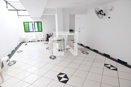 Área comum - Salão de festas de apartamento para alugar com 1 quarto, 42m² em Canto do Forte, Praia Grande
