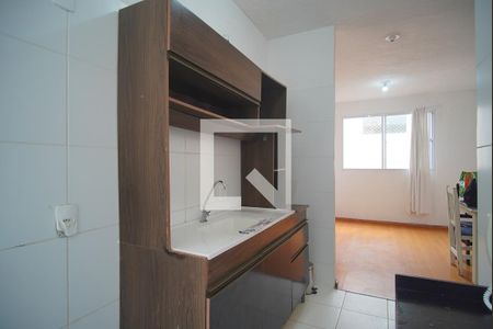 Cozinha de apartamento à venda com 2 quartos, 40m² em Santo Afonso, Novo Hamburgo